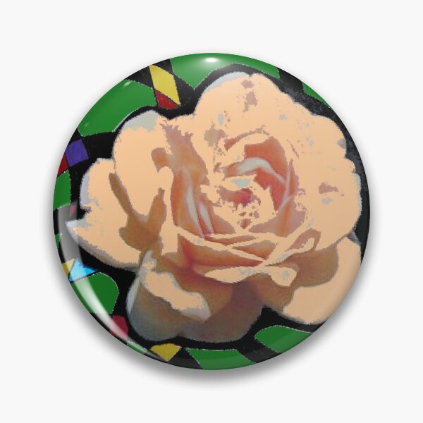 Item preview, Rose flower salmon colorful lines designed and sold by G-M-Designs.