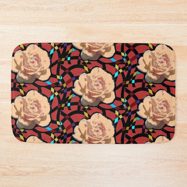 Item preview, Rose flower salmon colorful lines designed and sold by G-M-Designs.