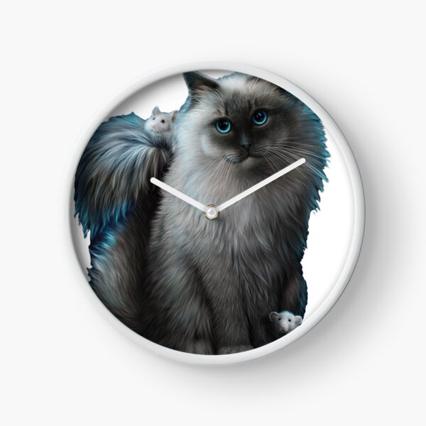 Cute Cat Videos Clocks for Sale | Redbubble