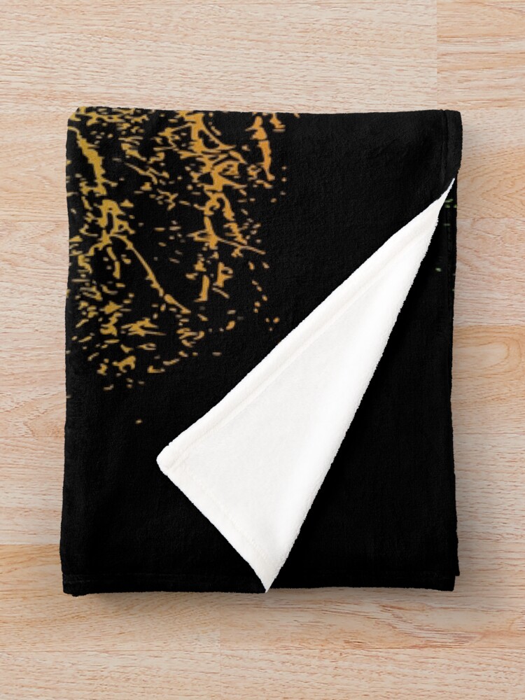 Thumbnail 3 of 6, Throw Blanket, Tree Color Gradient Splash designed and sold by OnigiriDoctor.