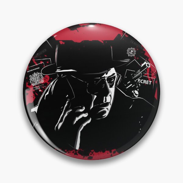 Item preview, The Blacklist Raymond Red Reddington Logo Design V2 For James Spader Fans designed and sold by blackwolfpixels.