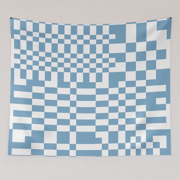 Item preview, Checkerboard Pattern - Blue designed and sold by technicolorable_art.