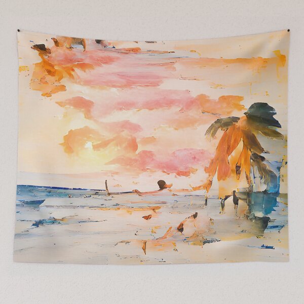Item preview, Beach in Sunset designed and sold by Arkneer.