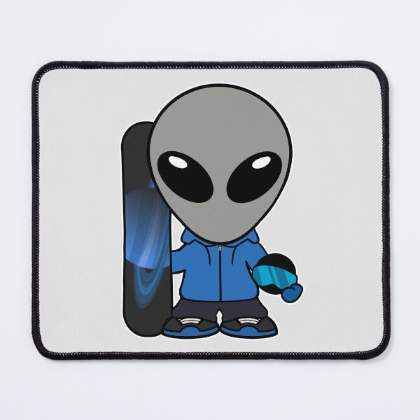 Item preview, Alien Snowboarder designed and sold by SpaceAlienTees.