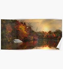 Autumn On The River Poster