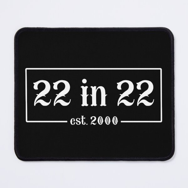 Item preview, 22 in 22 Est 2000 | 22nd Birthday | Turning 22 in 2022 | 22nd birthday party gift designed and sold by Violet Treasures.