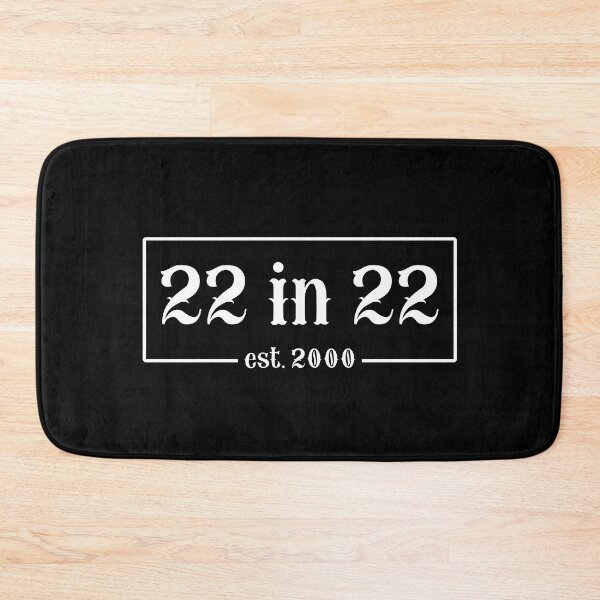 Item preview, 22 in 22 Est 2000 | 22nd Birthday | Turning 22 in 2022 | 22nd birthday party gift designed and sold by Violet Treasures.
