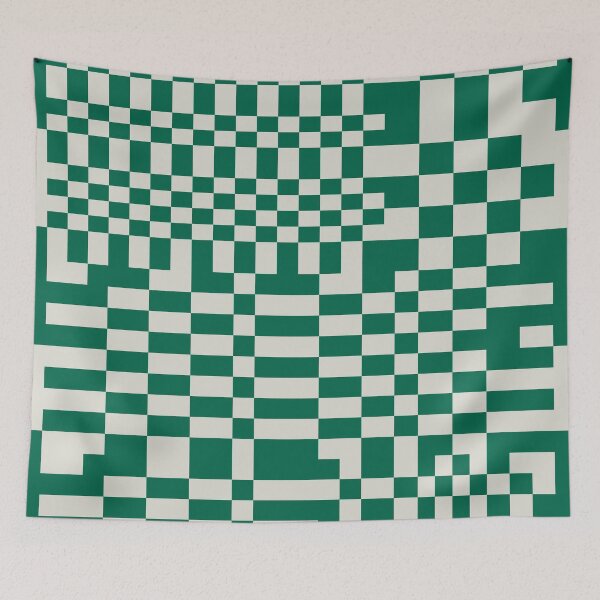 Item preview, Checkerboard Pattern - Green designed and sold by technicolorable_art.