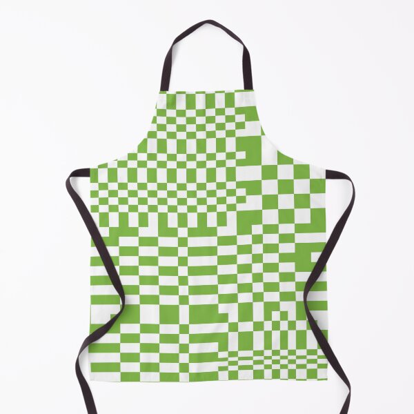 Item preview, Checkerboard Pattern - Green White designed and sold by technicolorable_art.