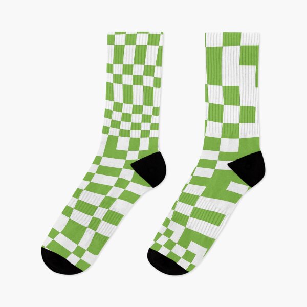 Item preview, Checkerboard Pattern - Green White designed and sold by technicolorable_art.