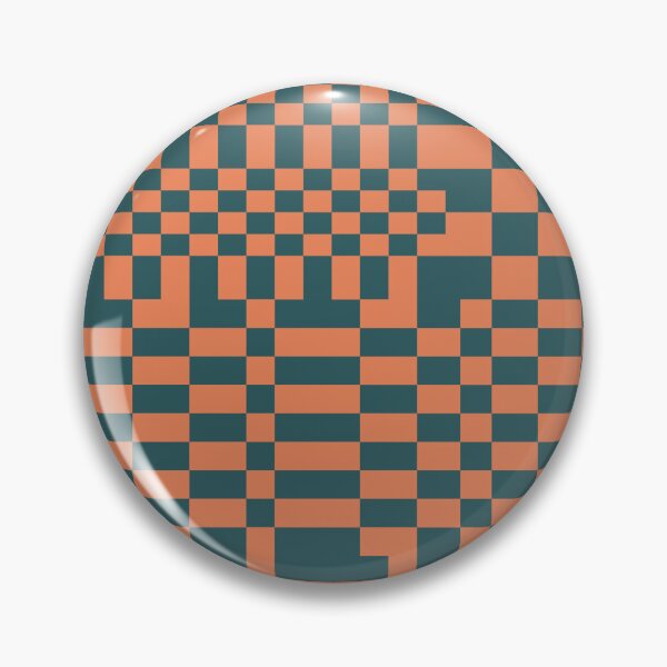 Item preview, Checkerboard Pattern - Green Orange designed and sold by technicolorable_art.