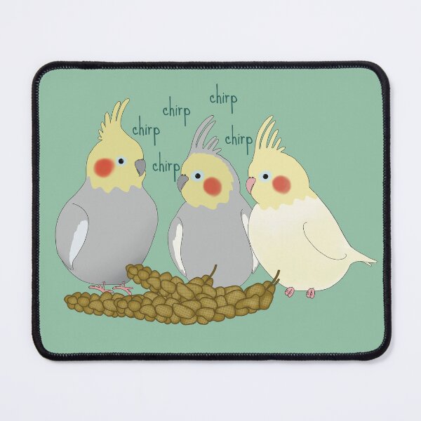Item preview, Lovely Cockatiel Chicks Chirp Chirp  designed and sold by jvcoart.