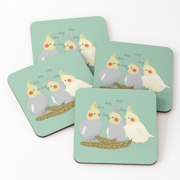 Item preview, Lovely Cockatiel Chicks Chirp Chirp  designed and sold by jvcoart.