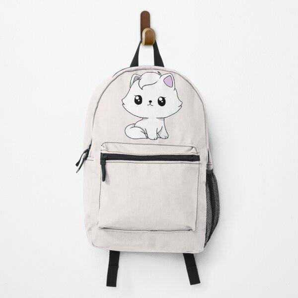 Item preview, white kawaii cat designed and sold by EveryCuteThings.