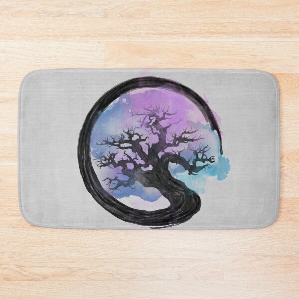 Item preview, Enso Zen Circle and Bonsai Tree Alcohol Ink designed and sold by k9printart.