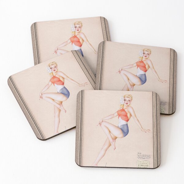 Item preview, July Varga Girl by Alberto Vargas Remastered Vintage Retro Xzendor7 Art Reproductions designed and sold by Xzendor7 Digital Art Creations.