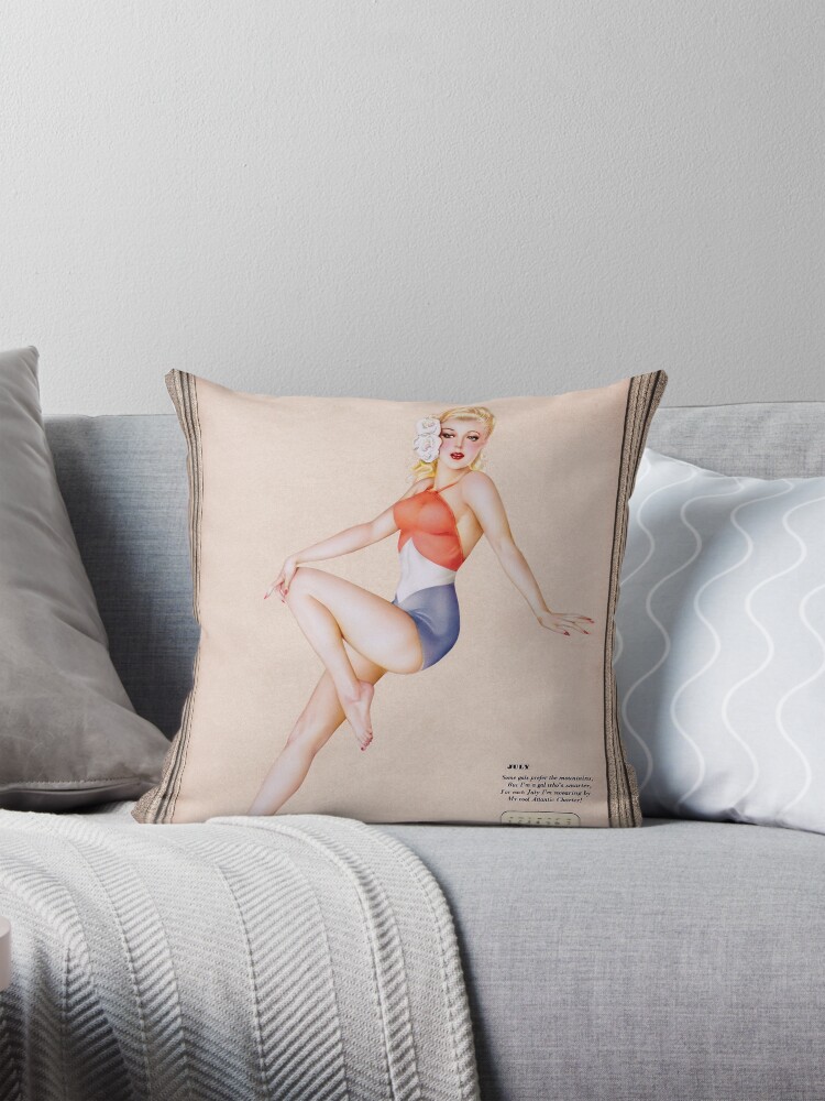 July Varga Girl by Alberto Vargas - Blonde Beauty 2 July Varga Girl by Alberto Vargas Remastered Vintage Retro Xzendor7 Art Reproductions Wall Decor Poster Art Print