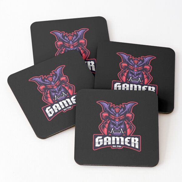 Item preview, Gamer for Life with Cool Samurai Helmet designed and sold by PRIVARSHU.