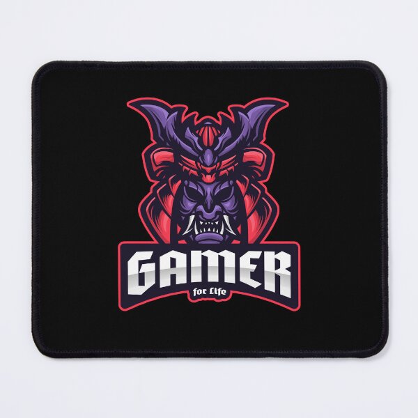 Item preview, Gamer for Life with Cool Samurai Helmet designed and sold by PRIVARSHU.