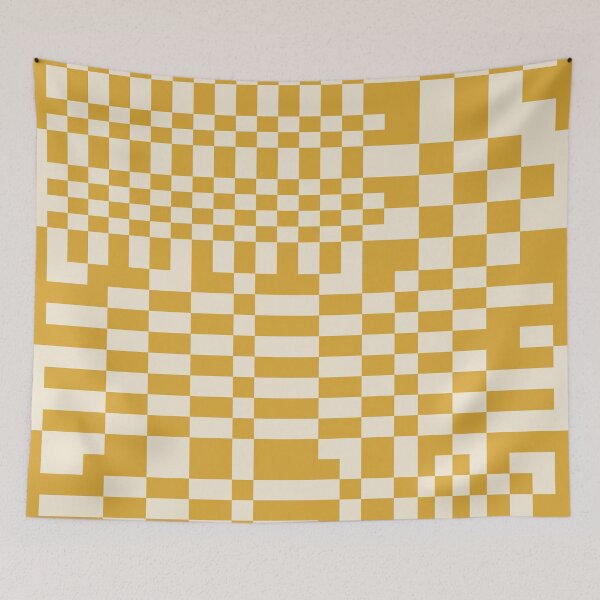 Item preview, Checkerboard Pattern - Yellow designed and sold by technicolorable_art.