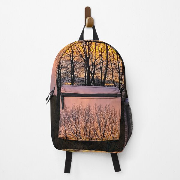Item preview, Beautiful sunset behind trees designed and sold by Photopat.
