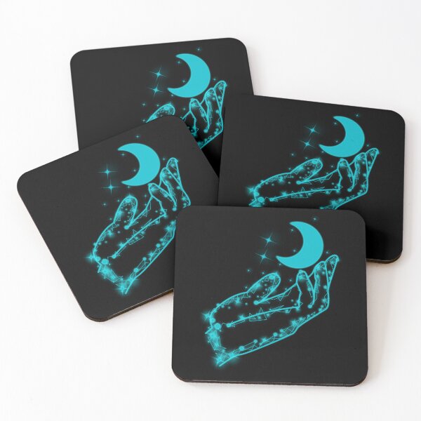 Item preview, The magic hand and the moon, the constellation of luck designed and sold by vilma3000.