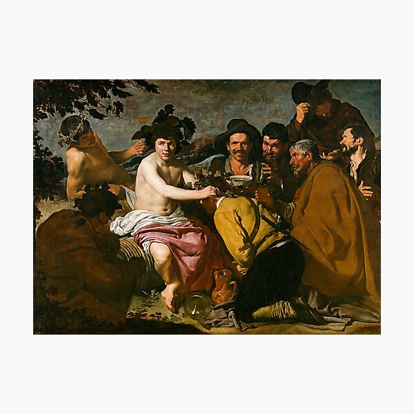 The Triumph of Bacchus by Velazquez Photographic Print