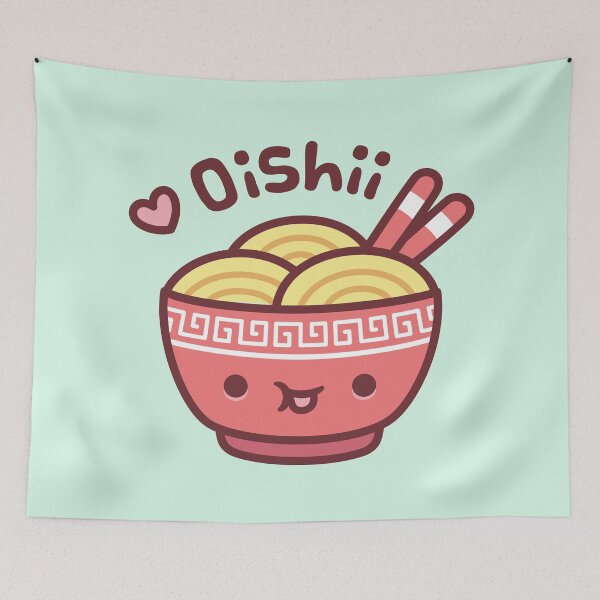 Item preview, Cute Ramen Noodles Oishii designed and sold by rustydoodle.