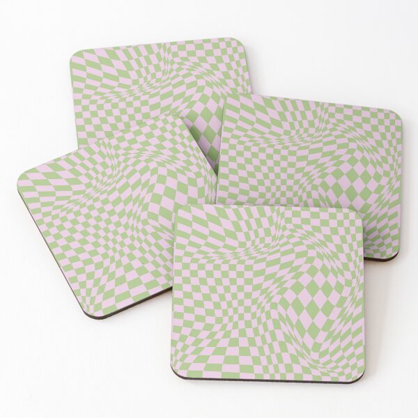 Item preview, Checkerboard Pattern - Green Pink designed and sold by technicolorable_art.