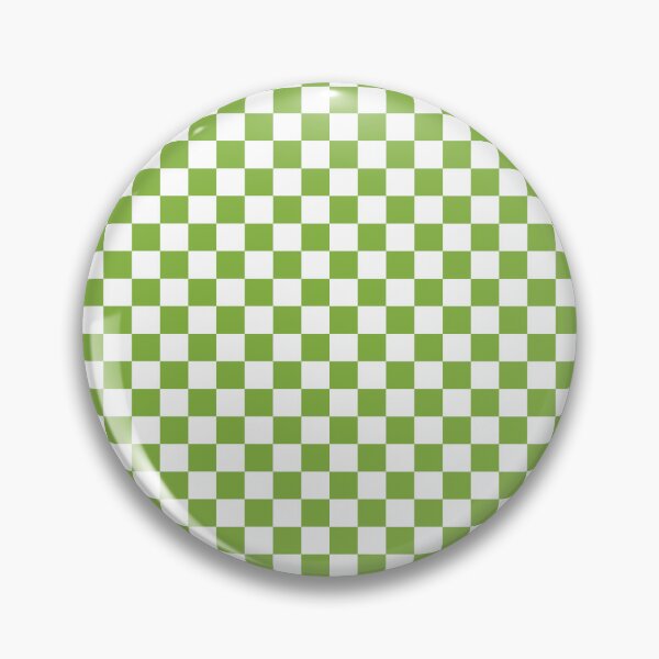Item preview, Checkerboard Pattern - Green White designed and sold by technicolorable_art.