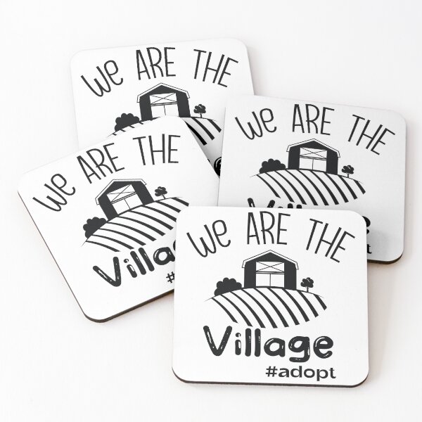 Item preview, We Are The Village  Adopt Step Parent Mom designed and sold by goodprints shop.