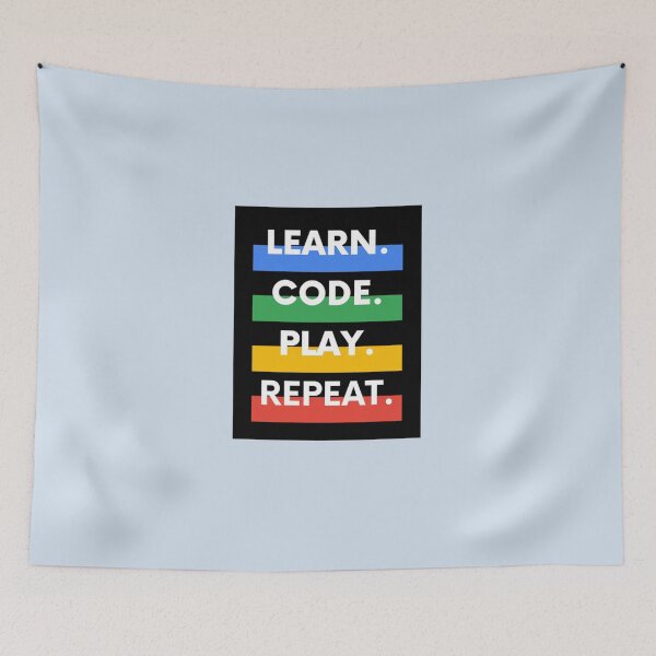 Item preview, Best Seller Learn. Code. Play. Repeat. For Programmers Essential T-Shirt designed and sold by ThomasKusche.