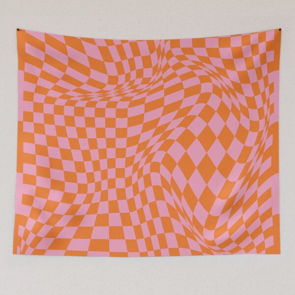 Item preview, Checkerboard Pattern - Orange designed and sold by technicolorable_art.