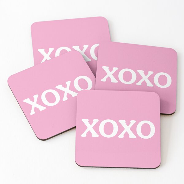 Item preview, Xoxo Print (White Pink) designed and sold by ToluaPrints.