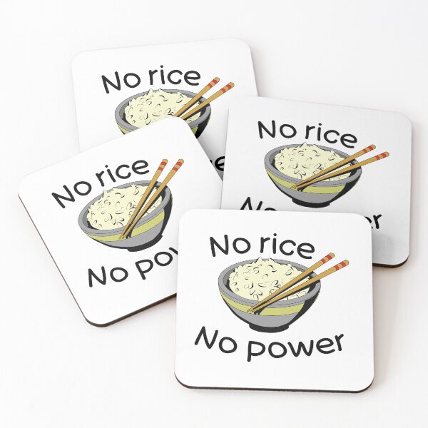 Item preview, No rice No power (Colored) designed and sold by HungarianSailor.