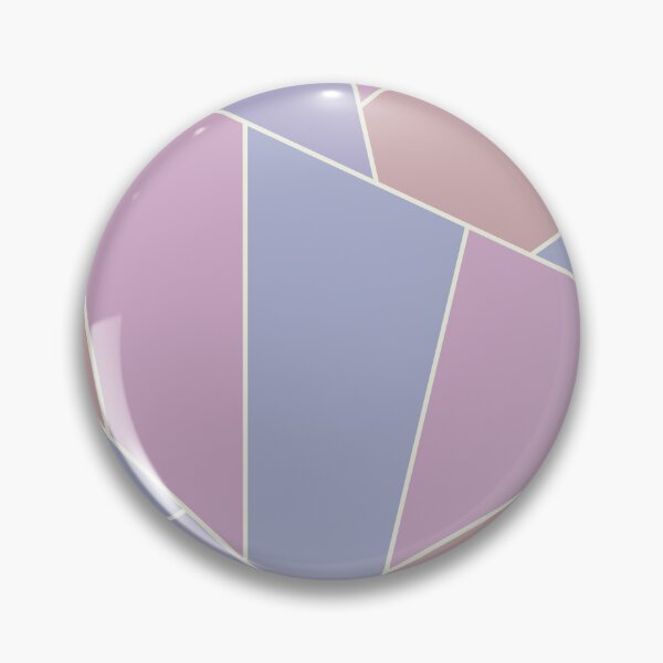 Item preview, Geometric pastel pink and blue design with gold trim designed and sold by Rondarlen.