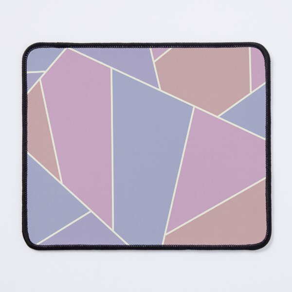 Item preview, Geometric pastel pink and blue design with gold trim designed and sold by Rondarlen.