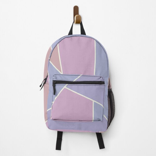 Item preview, Geometric pastel pink and blue design with gold trim designed and sold by Rondarlen.