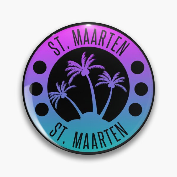 Item preview, St. Maarten Purple and Blue Gradient  | Sint Maarten | Saint Martin | Vacation, holiday trip, Travel gifts designed and sold by Violet Treasures.