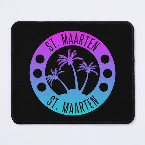 Item preview, St. Maarten Purple and Blue Gradient  | Sint Maarten | Saint Martin | Vacation, holiday trip, Travel gifts designed and sold by Violet Treasures.