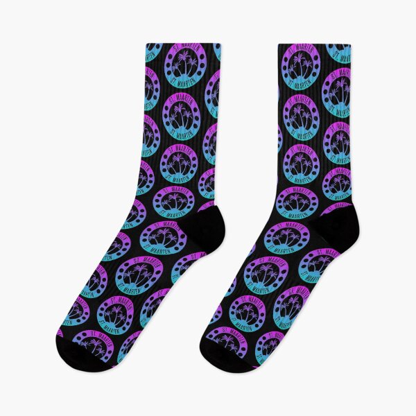 Item preview, St. Maarten Purple and Blue Gradient  | Sint Maarten | Saint Martin | Vacation, holiday trip, Travel gifts designed and sold by Violet Treasures.