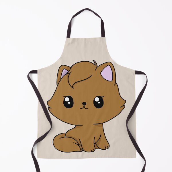 Item preview, light brown kawaii cat designed and sold by EveryCuteThings.