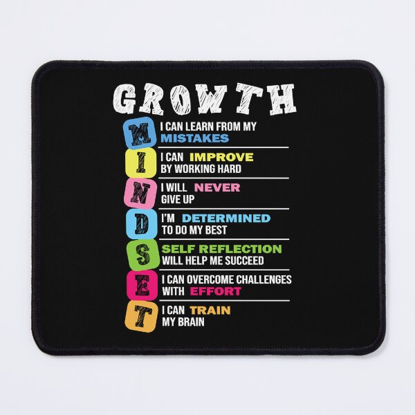Item preview, Growth Mindset Classroom Brain Motivation Entrepreneur Quote designed and sold by korgiedjp.