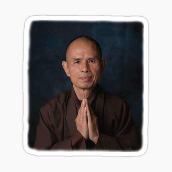 Item preview, Thich Nhat Hanh Potrait / Vietnamese Monk Potrait designed and sold by ggsThrift.