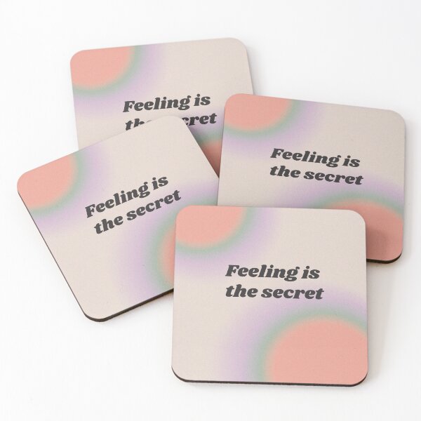 Item preview, Feeling is the secret Neville Goddard law of assumption manifestation quote designed and sold by Star Dew.