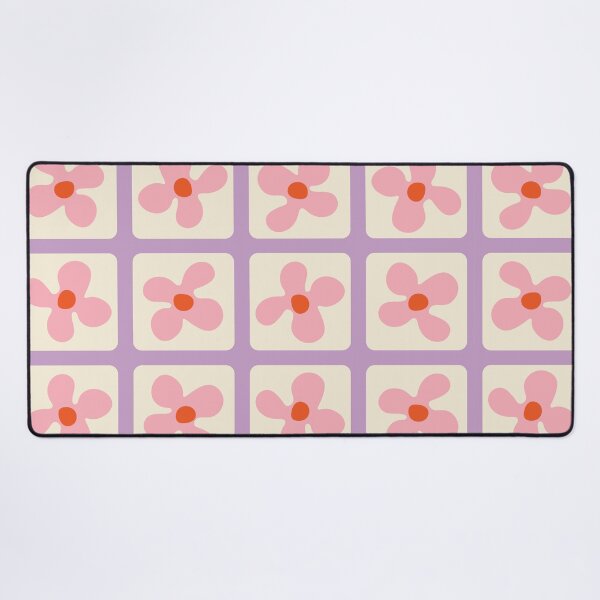Item preview, Retro Flowers Pattern - Purple Violet designed and sold by technicolorable_art.