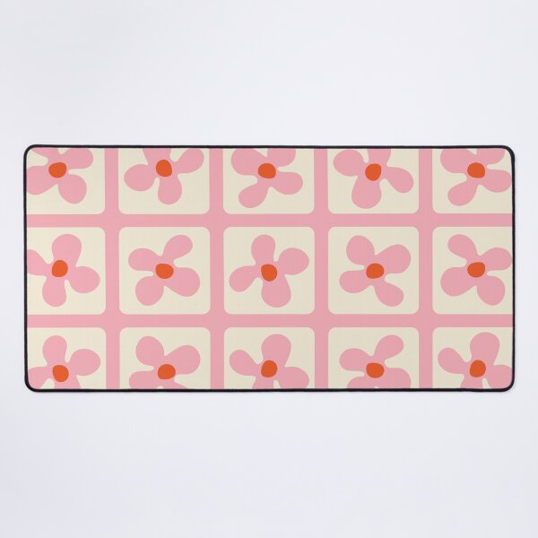 Item preview, Retro Flowers Pattern - Pink designed and sold by technicolorable_art.
