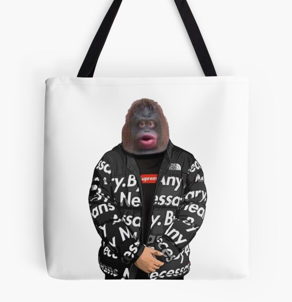 Aesthetic Monke Meme Funny Monkey Lover Tote Bag