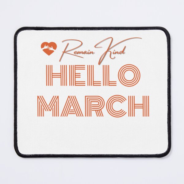 Item preview, Inspirational Hello Months - Hello March designed and sold by mindmaster007.
