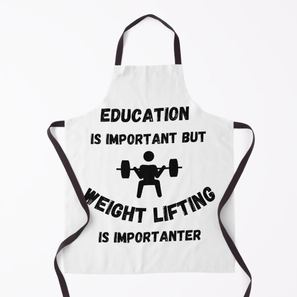 Item preview, Education Is Important But Weight Lifting Is Importanter Lifter designed and sold by LuckyKermit.